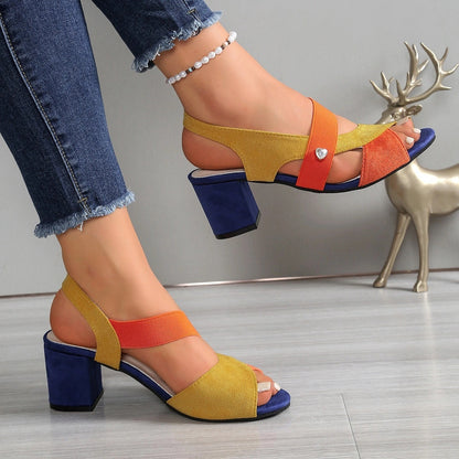 Elara™ | Comfortable Heels with Crossed Straps