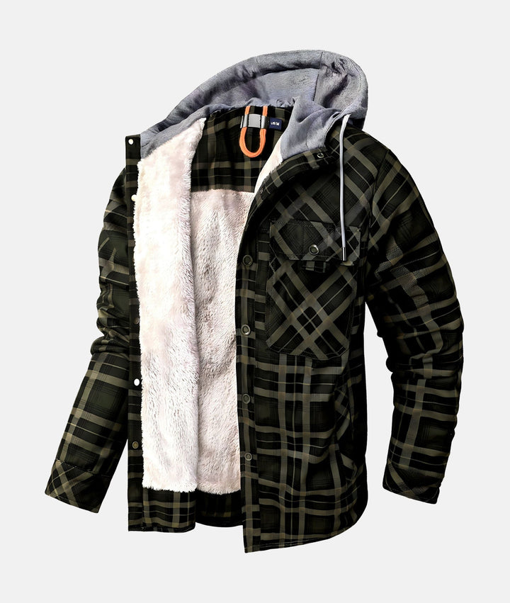 Ternet flanneljakke
