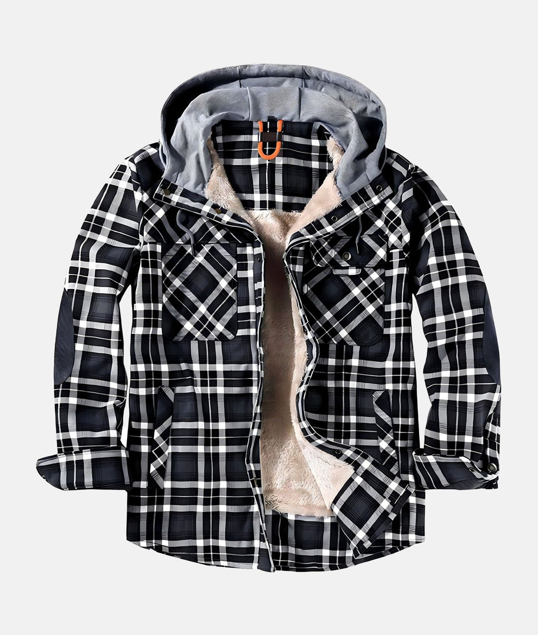 Ternet flanneljakke