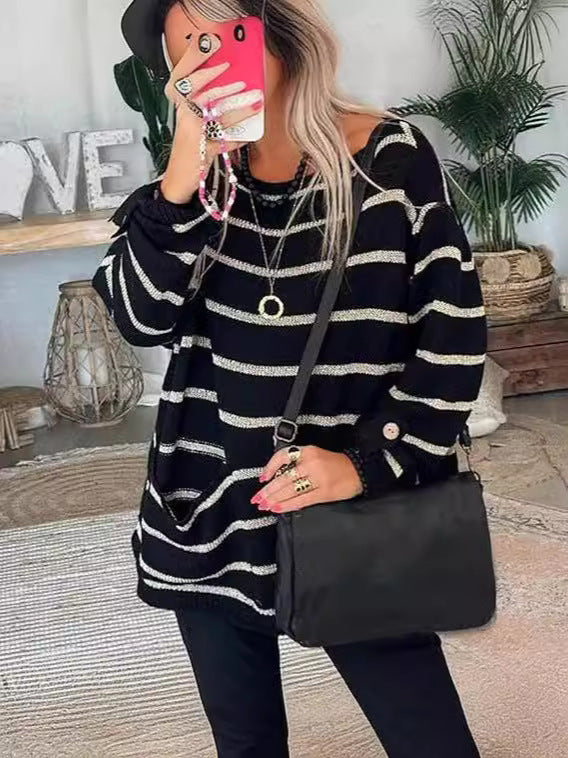 Ubalda - Stribet sweater