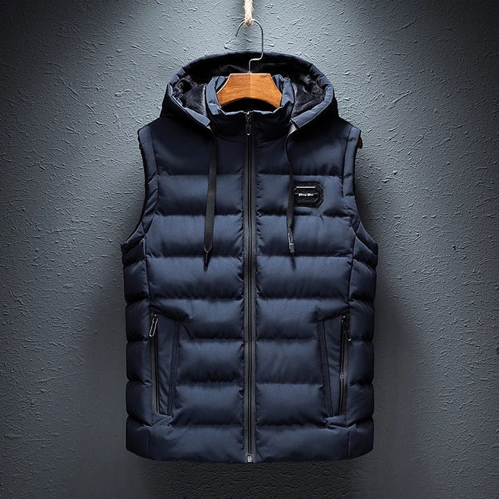 Anton™ | Puffer Vest Med Hætte