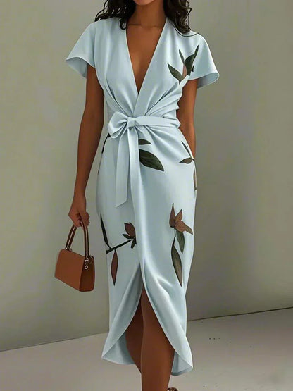 Elegant Wrap Dress