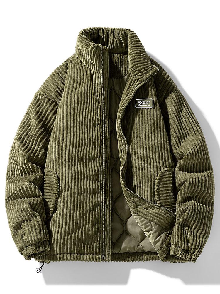 Robin™ - Foret Stribet Corduroy-Frakke